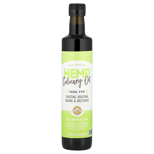 Manitoba Harvest, Hemp Culinary Oil, Cold Pressed, 16.9 fl oz (500 ml)