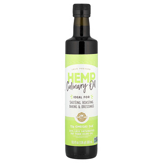 Manitoba Harvest, Hamp kulinarisk olje, kaldpresset, 16,9 fl oz (500 ml)