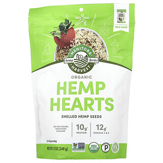 Manitoba Harvest, Hemp Hearts, Organic Shelled Hemp Seeds, 340 g (12 oz)