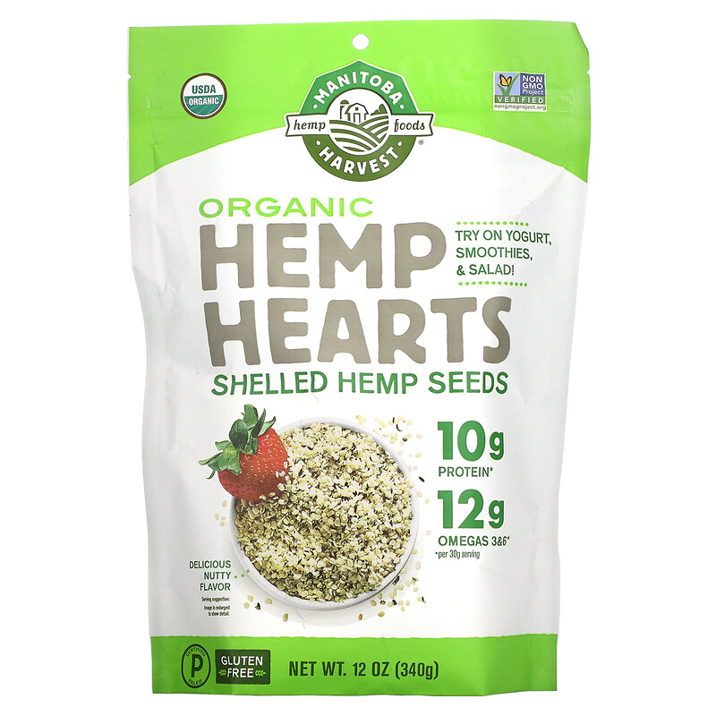 Manitoba Harvest Shelled Hemp Hearts Hemp Seed - Case of 8 - 8 oz main image 1