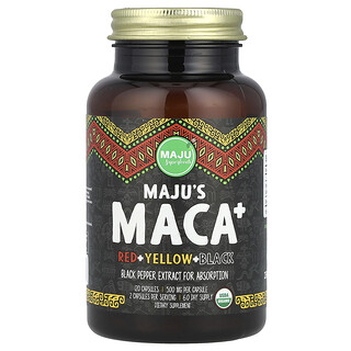 Maju Superfoods, Maju's Maca+, 120 κάψουλες
