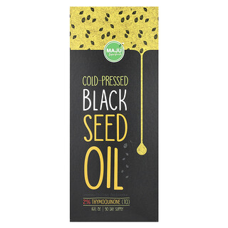 Maju Superfoods, Huile de graine de nigelle pressée à froid, 50 ml