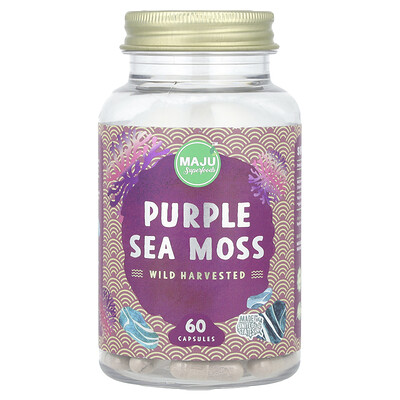 Product Image for Maju Superfoods, Purple Sea Moss, 60 Capsules (500 mg per Capsule)
