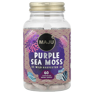 Maju Superfoods, Μωβ Θαλάσσια Βρύα, 60 Κάψουλες (500 mg ανά Κάψουλα)