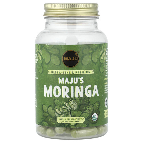 Maju Superfoods Moringa, 90 Capsules (500 mg per Capsule)