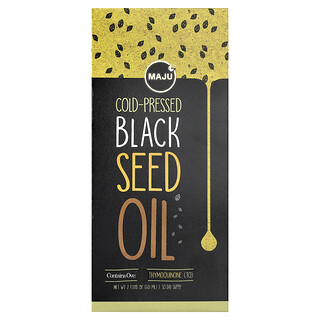 Maju Superfoods, Cold-Pressed Black Seed Oil, 2 fl oz (60 ml)