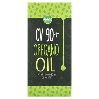 Maju Superfoods, Aceite de orégano silvestre con más de 90 % de CV, 30 ml (1 oz. líq.)