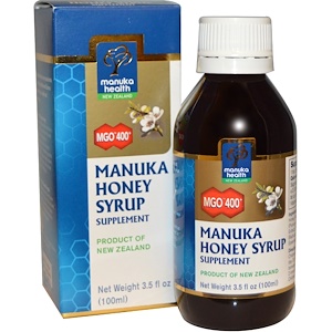Отзывы о Манука Хэлс, Manuka Honey Syrup, MGO 400+, 3.5 fl oz (100 ml)