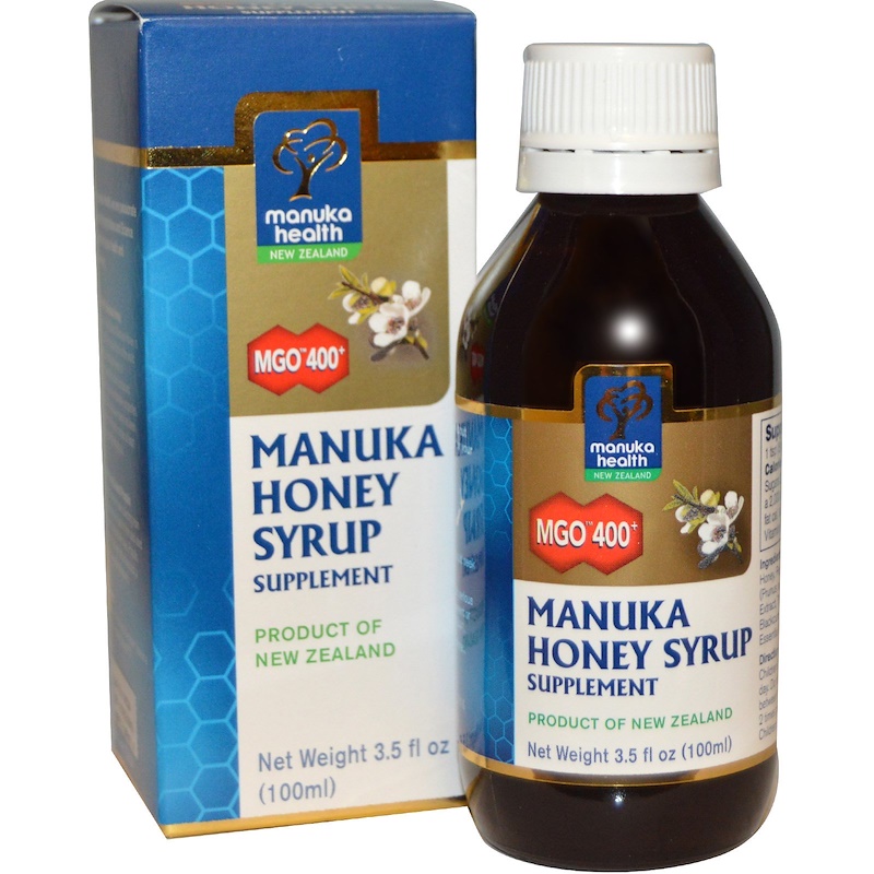 Manuka Health, Manuka Honey Syrup, MGO 400+, 3.5 fl oz (100 ml) iHerb