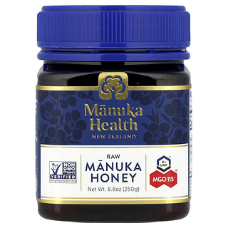 Manuka Health, 未加工麦卢卡蜂蜜，UMF 6 +™，MGO 115+，8.8 盎司（250 克）