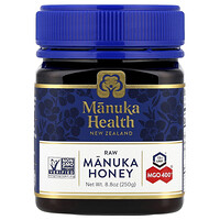 Manuka Health, 未加工麦卢卡蜂蜜，UMF 13 +，MGO 400+，8.8 盎司（250 克）