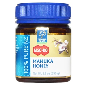 Купить Manuka Health, Manuka Honey, мгO 400+, 8.8 унции (250 g)  на IHerb