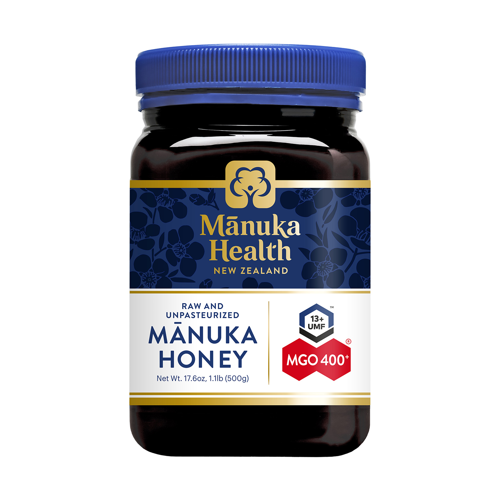 Manuka Health, Manuka Honey, MGO 400+, 1.1 lb (500 g) - iHerb