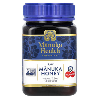 Manuka Health, Ham Manuka Balı, UMF 13+, MGO 400+, 17,6 oz (500 g)