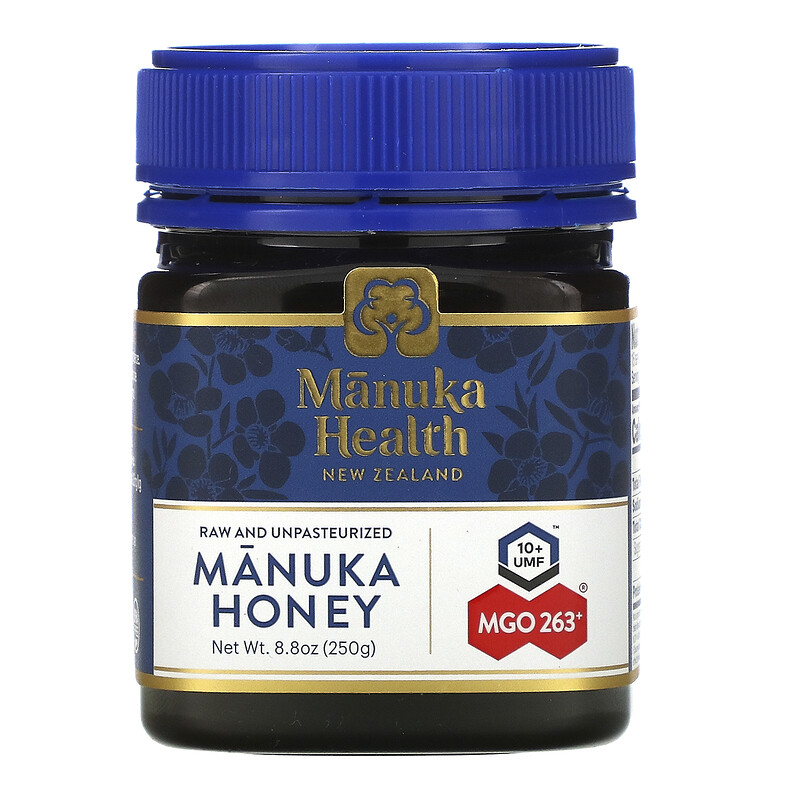 Manuka Health, 마누카 꿀, MGO 263+, 250g(8.8oz) Manuka Health, 마누카 꿀, Mgo 263+, 250G(8.8Oz)
