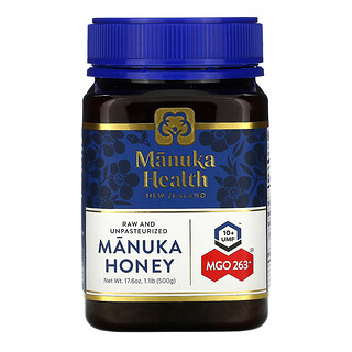 Manuka Health, Manuka Honey, Manukahonig, MGO 263+, 500 g (1,1 lb.)