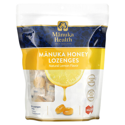 

Manuka Health Manuka Honey Lozenges Lemon MGO 400+ 58 Lozenges