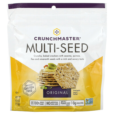 Crunchmaster Multi-Seed Crackers, Original, 4 oz (113 g)