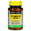 Mason Natural‏, Vitamin B6, 100 mg, 100 Tablets