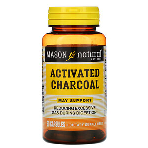 Отзывы о Масон Натуралс, Activated Charcoal, 60 Capsules