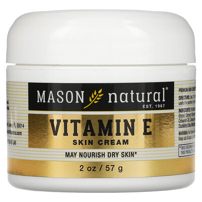 

Mason Natural Vitamin E Skin Cream 2 oz (57 g)