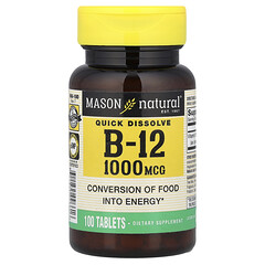 Quick Dissolve, вітамін B12, 1000 мкг, 100 таблеток