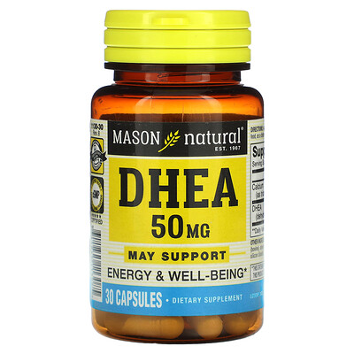 

Mason Natural, DHEA, 50 mg, 30 Capsules