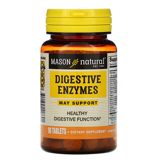 Mason Natural, Enzimas Digestivas, 90 Comprimidos