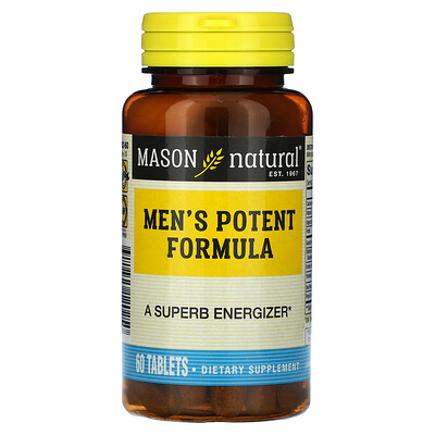 

Mason Natural Men's Potent Formula, 60 таблеток