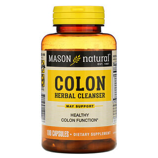 Mason Natural, Colon Herbal Cleanser, 100 Capsules