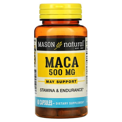 

Mason Natural Maca 500 mg 60 Capsules