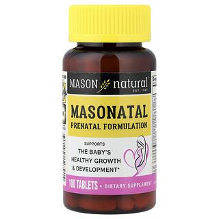 Mason Natural, Masonatal пренатална формулировка, 100 таблетки