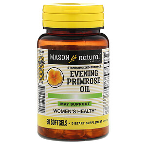Отзывы о Масон Натуралс, Evening Primrose Oil, 60 Softgels