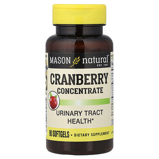 Mason Natural, Cranberry Concentrate, 90 Softgels