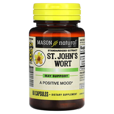 

Mason Natural Standardized Extract St. John's Wort 60 Capsules