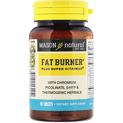 

Fat Burner Plus Super Citrimax, 60 таблеток
