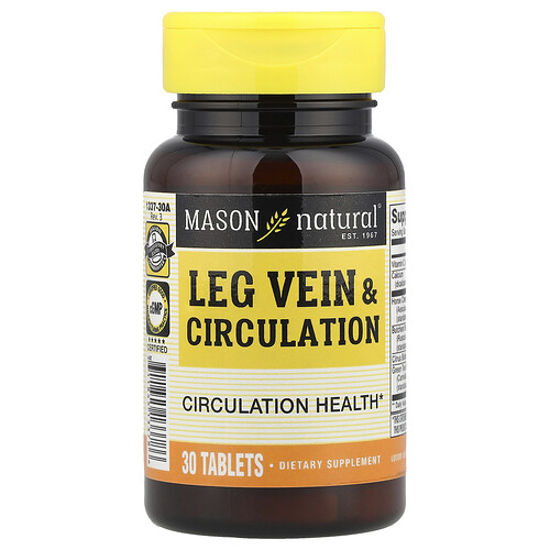 Mason Natural, Beinvene und Kreislauf, 30 Tabletten