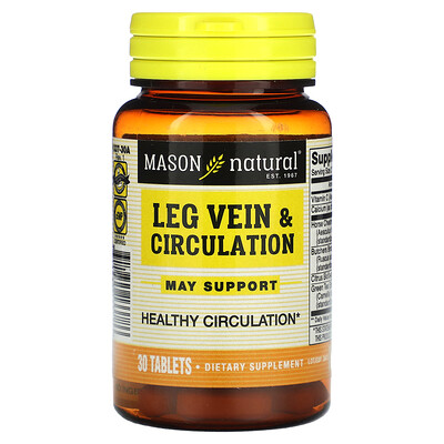 

Mason Natural Leg Vein & Circulation, 30 таблеток