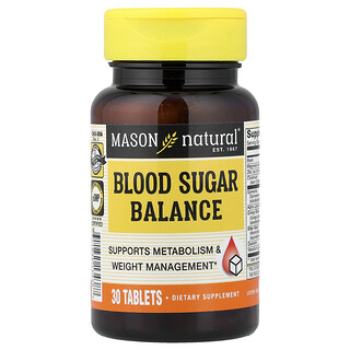 Mason Natural, Echilibrul zahărului din sânge, 30 de tablete