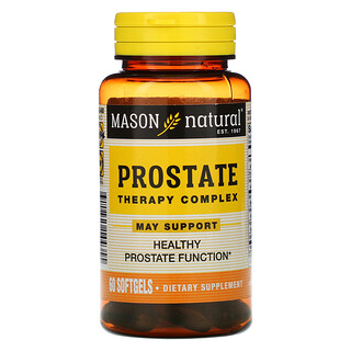 Mason Natural, Complexo para Terapia da Próstata, 60 Cápsulas Gelatinosas