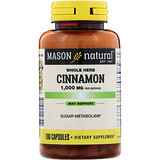 Mason Natural, Корица, 1000 мг, 100 капсул отзывы