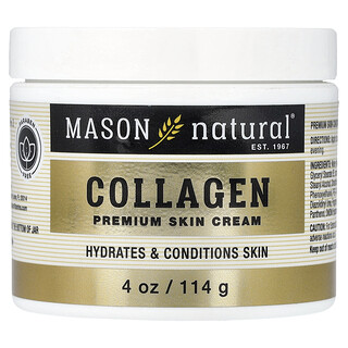 Mason Natural, Collagen, Premium Skin Cream, Pear, 4 oz (114 g)