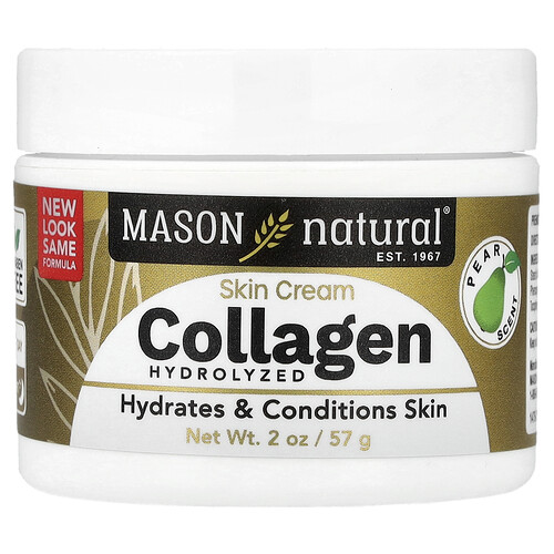 Mason Natural, Crema con colágeno prémium para la piel, Pera, 57 g (2 oz)