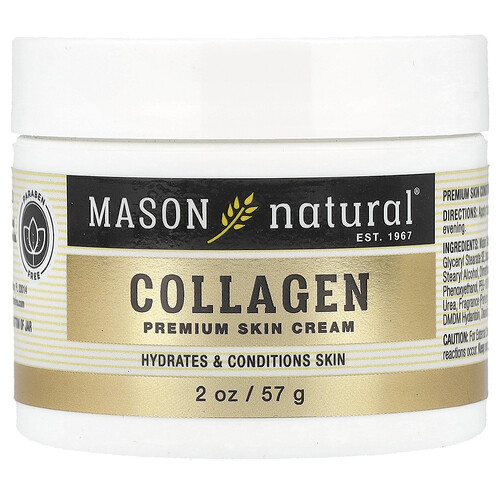 Mason Natural Collagen Premium Skin Cream, Pear, 2 oz (57 g)