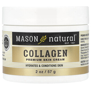 Mason Natural, Creme Premium de Colágeno para a Pele, Pera, 57 g (2 oz)