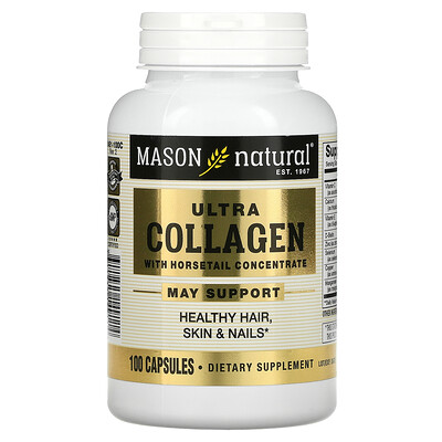 

Mason Natural Ultra Collagen с концентратом хвоща, 100 капсул