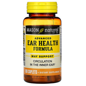 Отзывы о Масон Натуралс, Advanced Ear Health Formula, 100 Caplets