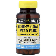 Horny Goat Weed Plus з екстрактом маки, 60 капсул