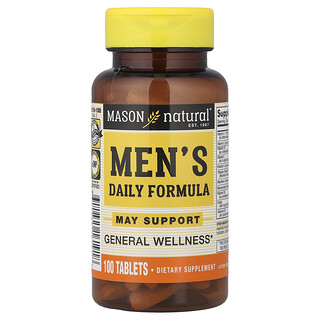 Mason Natural, Fórmula diaria para hombres`` 100 comprimidos