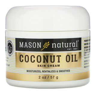 Mason Natural, Крем для кожи с кокосовым маслом, 57 г (2 унции)
